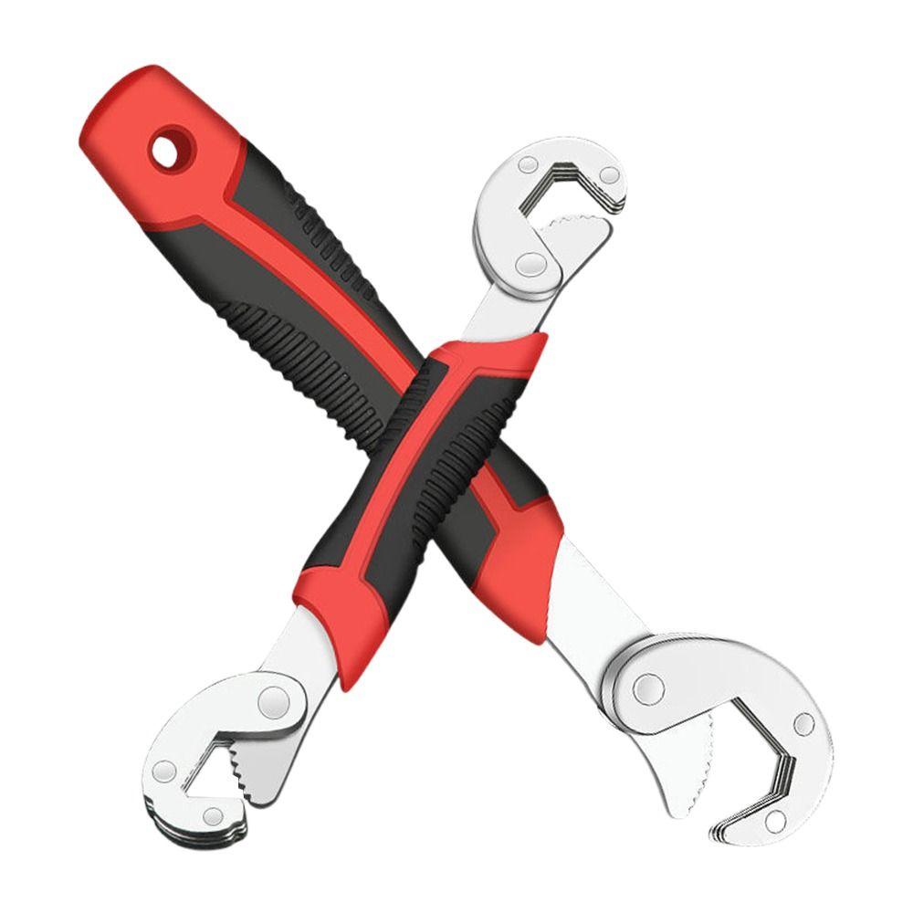 Multifunctional Universal Flexible Wrench 45 Steel Red&Black Wrench Tool Fast Fixed Hardware Hand Tool Repair Supplies