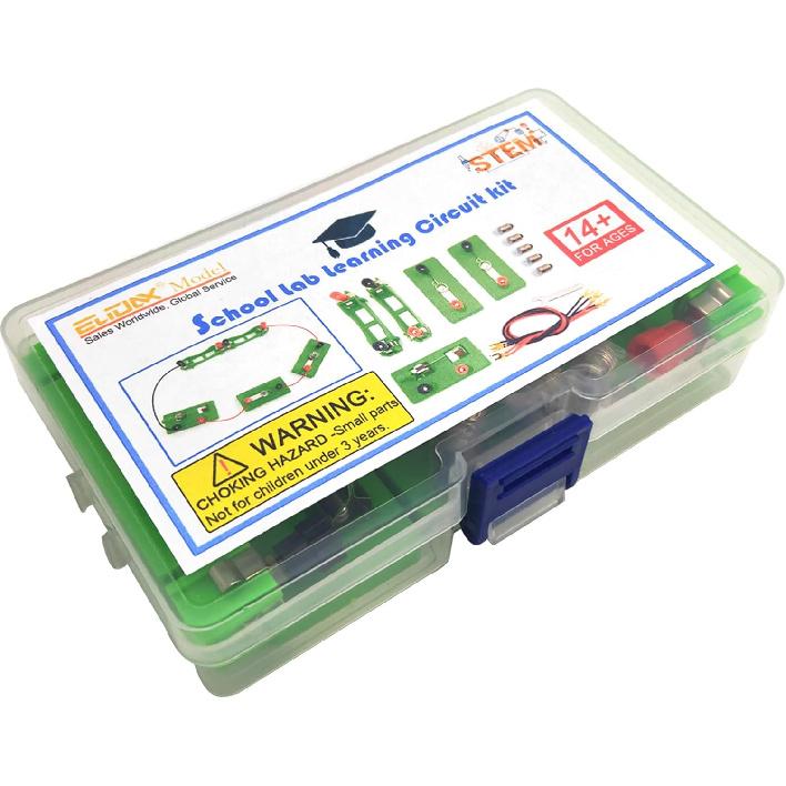 EUDAX Physics Science Lab Learning Circuit kit,Electricity Experiment Set,Building Circuits for Student Junior Senior High School Students (Basic