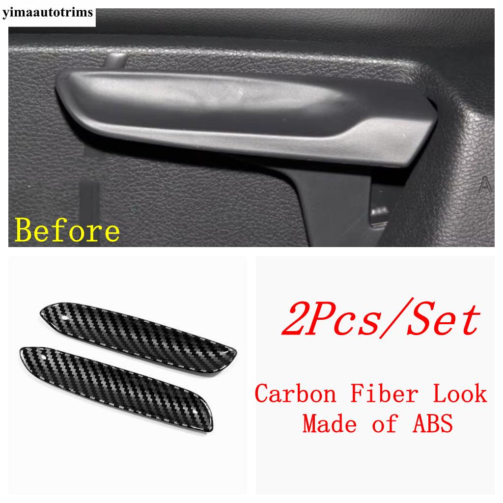 ABS Seat Adjustment Knob Button Handle Sequ Decoration Cover Trim Accessories Interior For Volkswagen T-Roc T Roc 2018 - 2025