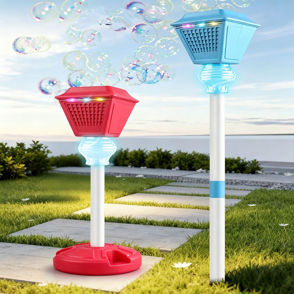 Electric Sound And Light High-volume Garden Bubble Lamp, Camping Party Festival Street Light Bubble Machine