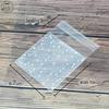 100-Pack Frosted Ziplock Bags for Biscuits, Snowflake Crisp, and Scented Tea Packaging