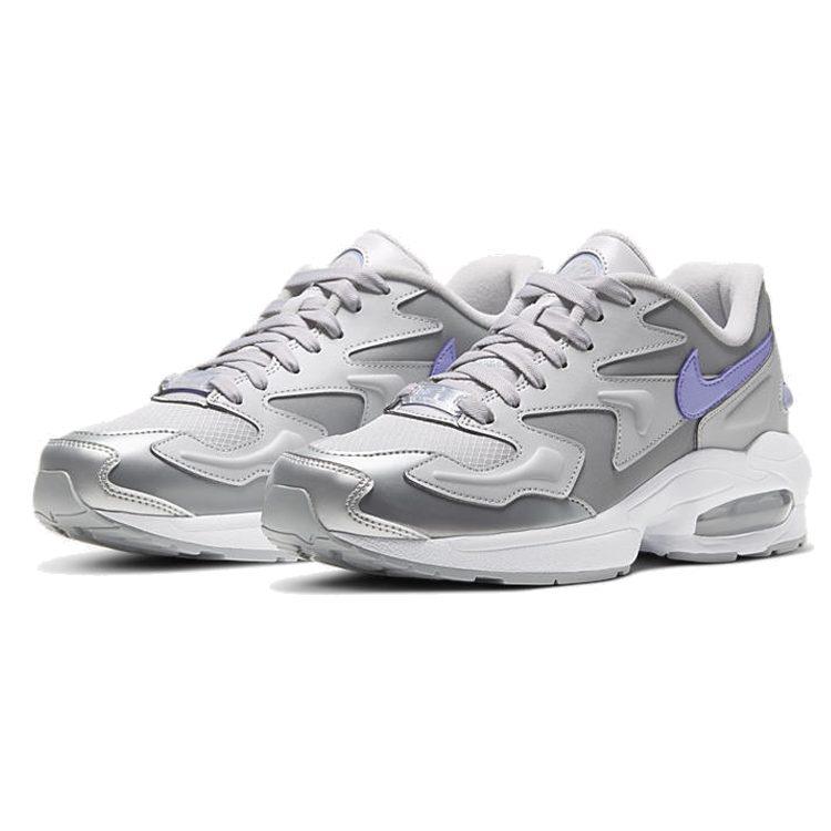 Nike Air Max 2 Light SE Vast Grey Purple Agate Women's CJ7981-001