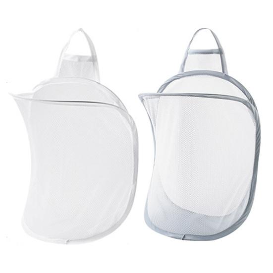 Storage Basket Contracted Design Sturdy Polyester Foldable Storage Basket for Living Room