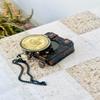 5.08 Cm Brass Engraved Compass with Leather Case Gift for Traveler, Christmas Gift Compass, Anniversary, Gift for Him, Gift for My Son
