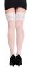 Clearstone My Luxury Cosplay Halloween Knee High Socks See Through White Women's
