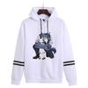 Animal Crossing x Beastars Anime Kapuzenpullover für Erwachsene, Große Größen, Lockerer Schnitt