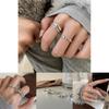 Elegant Heart Shaped Hollow Double Layer Ring For Women Featuring Chic Style