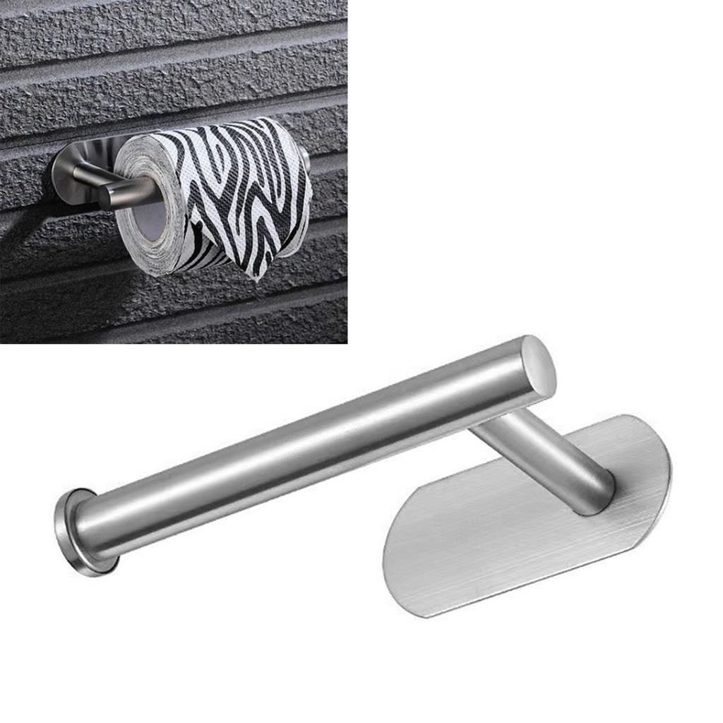 Küchenpapierrollenhalter Stanzfrei Drahtziehen Badezimmer-Toilettenpapierhalter Frischhaltefolienaufbewahrung