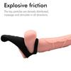 Silicone Penis Ring Scrotum Bind Cock Ring Sex Toys for Men Erection Prostate Massage Dual Ring Delay Ejaculation Lock Ring