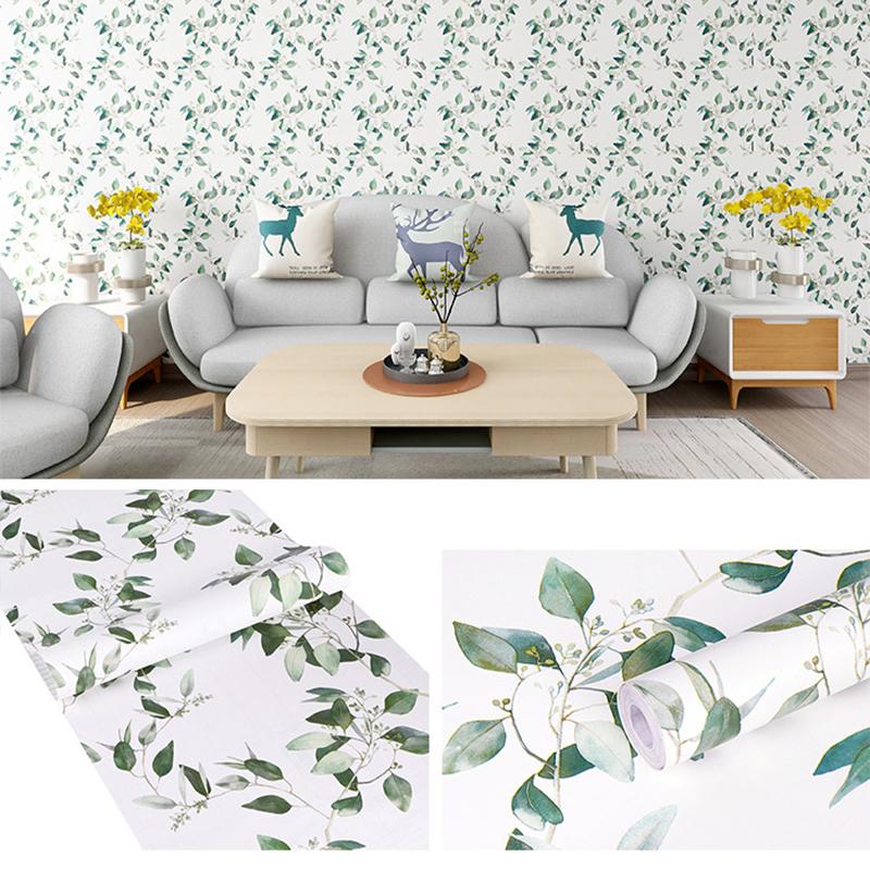 Chinesischer Stil selbstklebende Tapete kleiner frischer warmer Stil Schlafzimmer Wohnzimmer Schreibtisch TV-Hintergrundwand Tapete selbstklebend