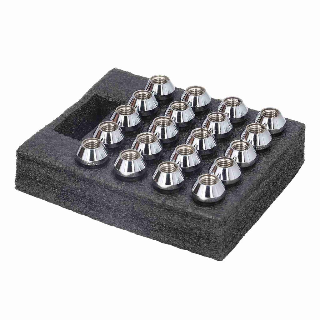 20Pcs M12x1.5 Wheel Lug Nuts with Wrench Socket High Hardeness Replacement for Ford Focus