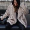 New Toka Imitation Fox Fur Coat Women's Medium and Long Temperament Large Lapel Loose Women's Coat