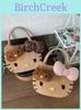 Cartoon Shoulder Bag For Girls With Pu Material And Spacious Storage