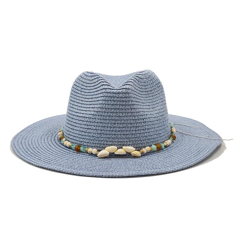 Summer Straw Hat Fashion Simple Hat For Men Women Wide Brim Jazz Hat Casual Classic Sun Hat Foldable Travel Beach Hat