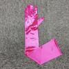 1 Pair Smooth Satin Long Gloves Silky Material Fancy Dress Gloves Wedding Dress Photography Accessories
