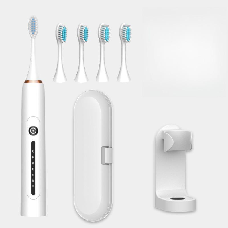 Electric Toothbrush Smart Home Sonic Portable Couple Toothbrush Soft Hair Adult Charging Set