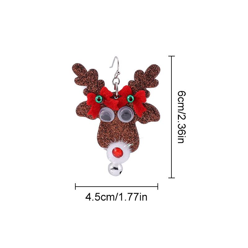 Рождественская звезда елка лось Санта-Клаус фестиваль вечеринка венок бант подарок — фото 12