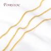 Wholesale Bulk Metal Chains 18K Gold Plated 2.7mm Link Chains For DIY Necklace Handmade Jewelry Making Findings Accessories