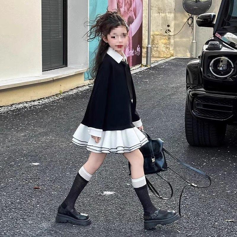 

2025 Spring & Autumn Girls College-Style POLO Princess Dress Fabric Scraps - Caution