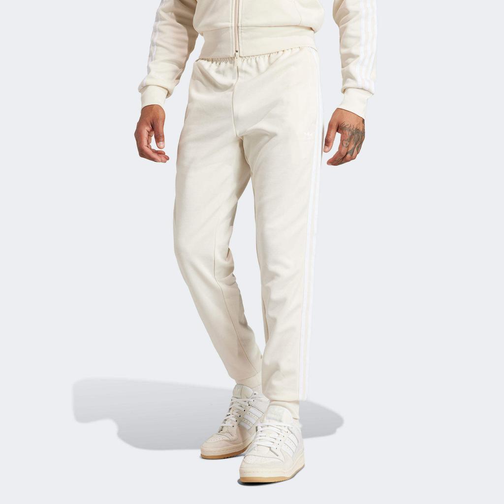 Adidas Originals Adicolor Classics SST Track Pants With Three-Stripe Colorblock Logo Men Bottoms White IR9878