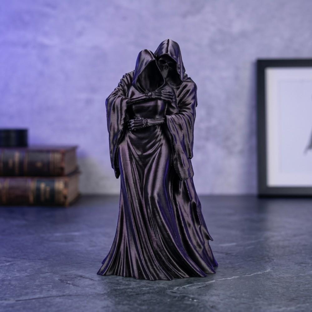 Creative Embracing Posture Gothic Decoration 3D Printed Dark Style Ghost Ornaments Retro Skeleton Model Decoration Bedroom Decor