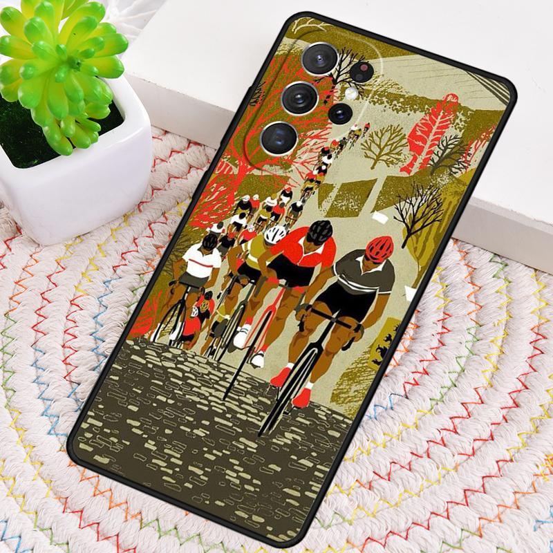 Fietsen Hartslag Fiets Telefoonhoesje voor Samsung Galaxy note 10 pro S26 Ultra S23 S24 FE S25 S21 S22 PLUS schokbestendige Cover