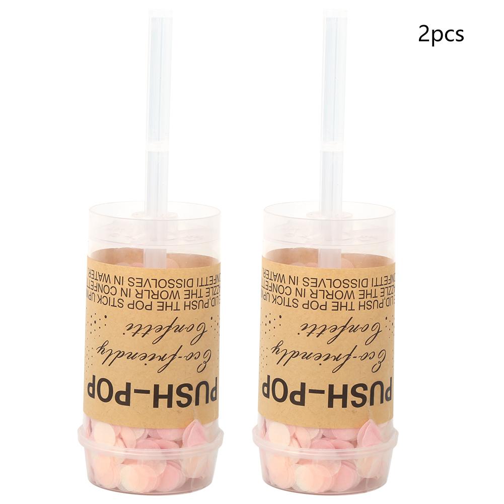2Pcs Hand Push Mixed Confetti Wedding Birthday Festivals Decoration Accessories