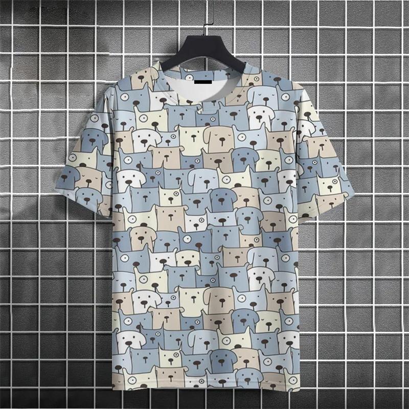 Kids Adult Cartoon Cat 3D Printed T-shirt Summer Women's and Men's Casual Outdoor Girl and Boy Short Sleeve Tees Top Pullover