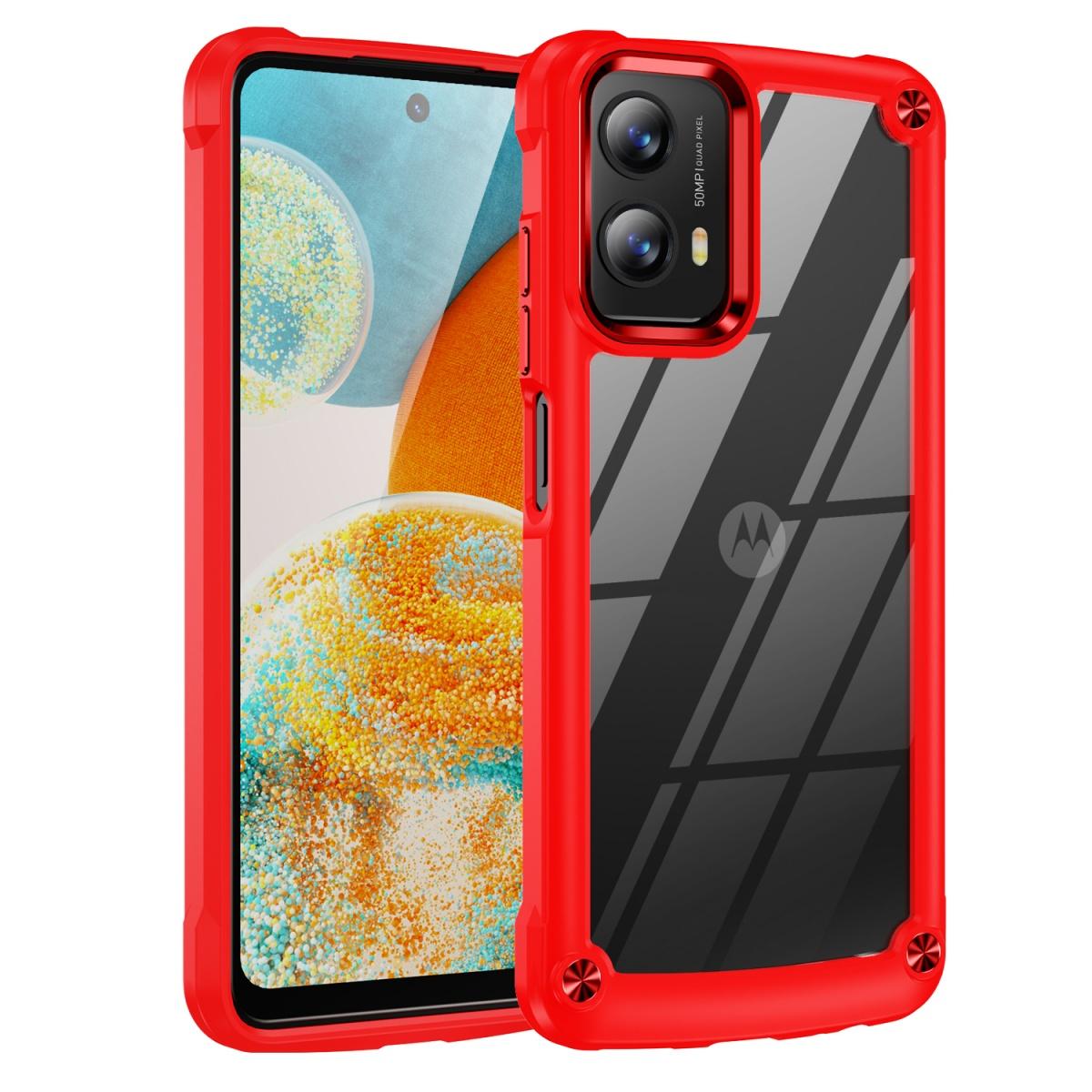 

Heavy Duty Shockproof Defender Clear Armor Case For Motorola Moto G Play Moto G STYLUS 5G Soft Frame Full Protective Cover Motorola Moto G 5G красный