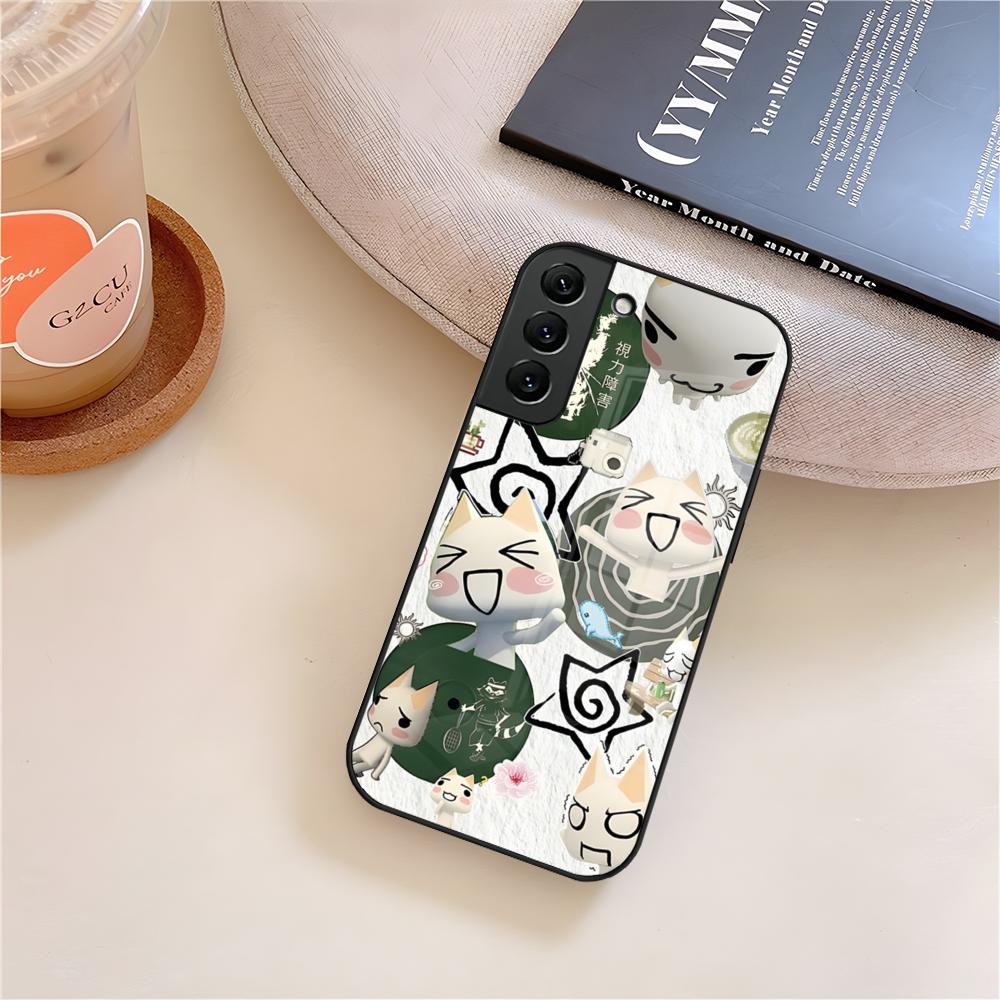 Cartoon Inoue Toro Cute Phone Case Glass For Samsung Galaxy S25 S23 S24 S21 S22 S20 Ultra Fe Plus A15 A14 Cover