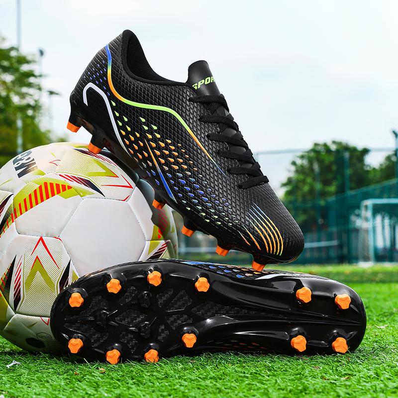Unisex 32-46 Mens Football Shoes Training Artificial Captain Football Shoes for Kids