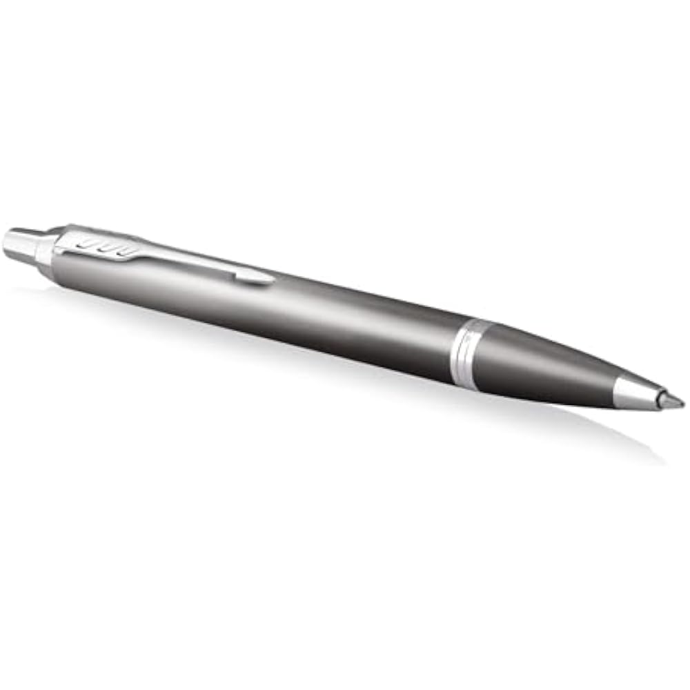 PARKER Parker Ballpoint Pen IM Writing Rituals, Gray CT, Medium, Oily, Gift, Boxed Gift, Luxury, ...