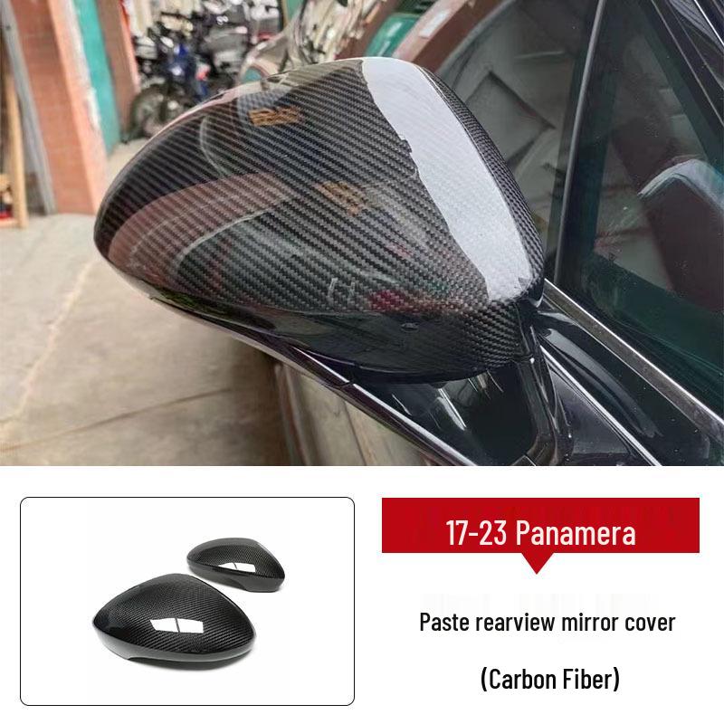

Compatible with 17-23 Porsche Panamera 971: Carbon Fiber Front Lip, Side Skirts, Rear Lip, Tail Wing, Hood.
