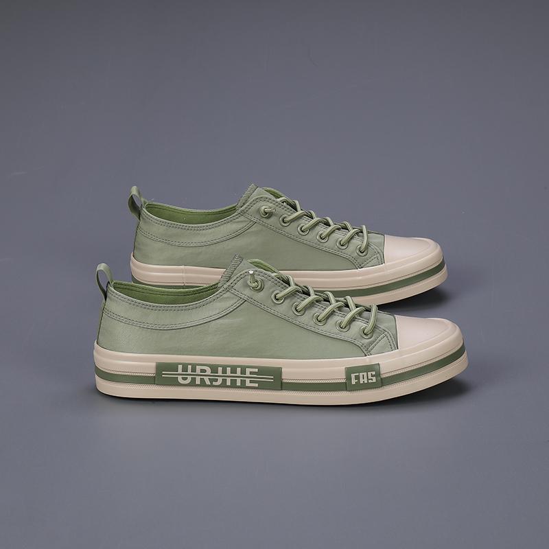 Heißer Verkauf Blaue Herren Freizeitschuhe Frühling Sommer Atmungsaktive Canvas Schuhe für Herren Bequeme Flache Sneakers Mann Vulkanisierte Schuhe