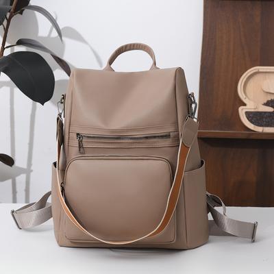 Women's Anti-theft Backpack Multi-functional Lightweight Soft Leather Crossbody Bag
