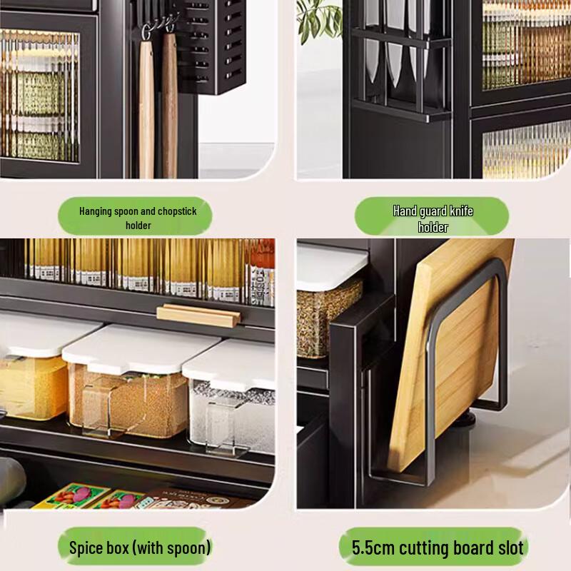 Modern Countertop Spice Rack Organizer