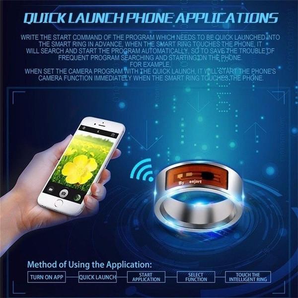 Jakcom R3f Waterproof Nfc Smart Ring For Iso Android Phones With 13.56 Mhz Technology