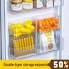 Side Door Refrigerator Egg Storage Organizer
