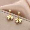 1Pair Ins Opal Flower  Earring For Women Ear Bone Nail Cartilage Earring