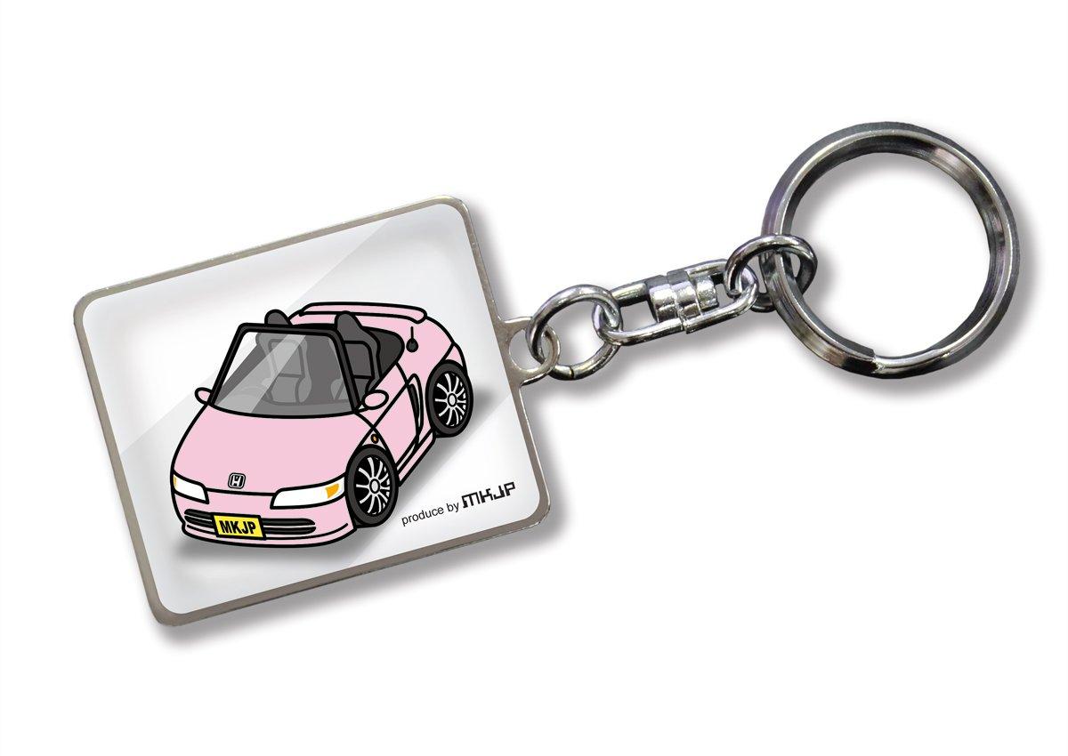 

Custom Keychain Honda Beat PP1 White Car Pink [MKJP] Base Color