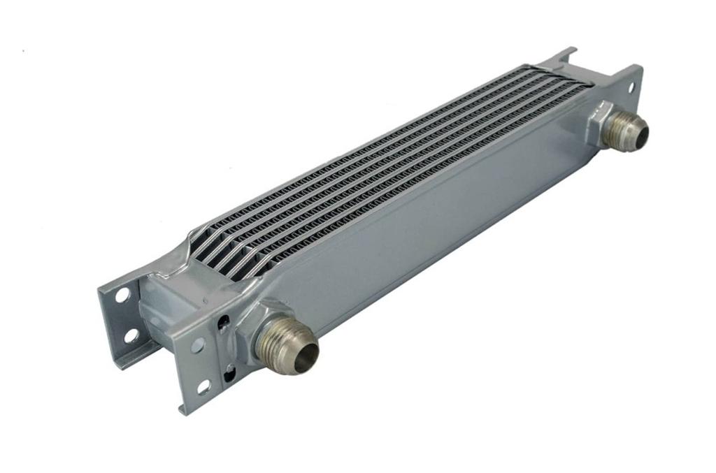 FVCFBLPTTE Pqy - Universal Aluminum Cooler Engine Transmission British Type Cooler Kit 7 Row PQY7007 Cooler (Silver)