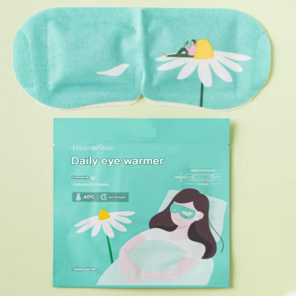 

Steambase Ежедневная маска для глаз с согревающим эффектом, аромат ромашки 1 шт.
