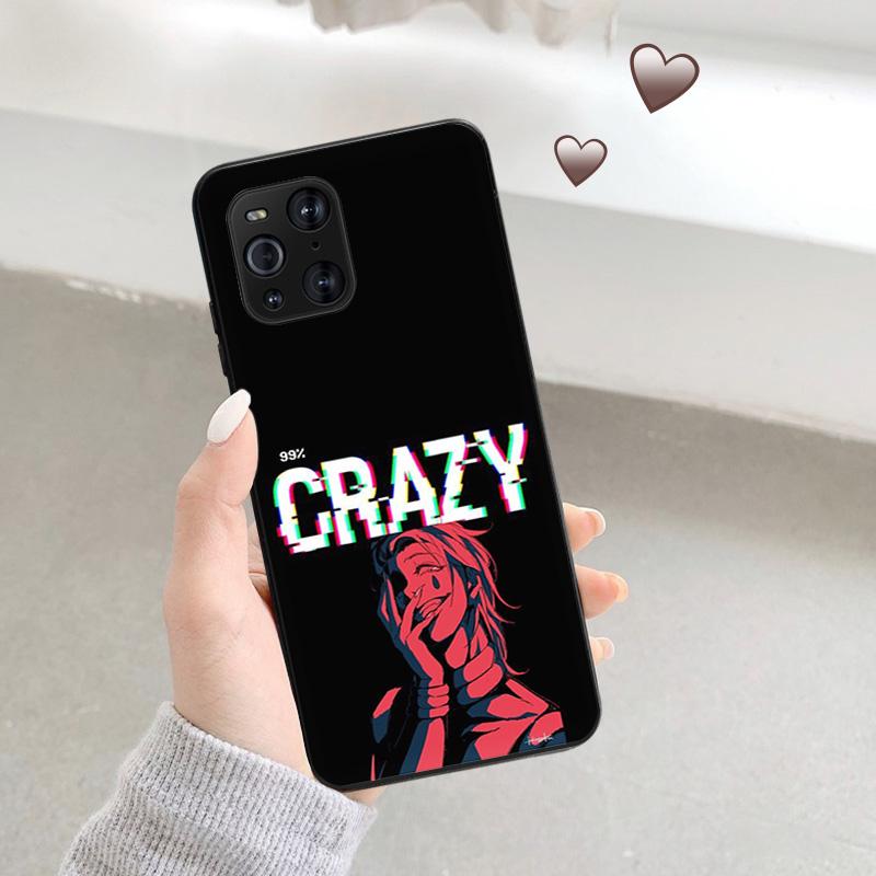 Telefonkasten für OPPO A53 A52 A95 K9 A74 A94 A93 A55 Reno 6 4 3 Pro 5G A9 Ace F11 Find X2 Hunter X Hunter Hisoka Anime Schwarze Abdeckung