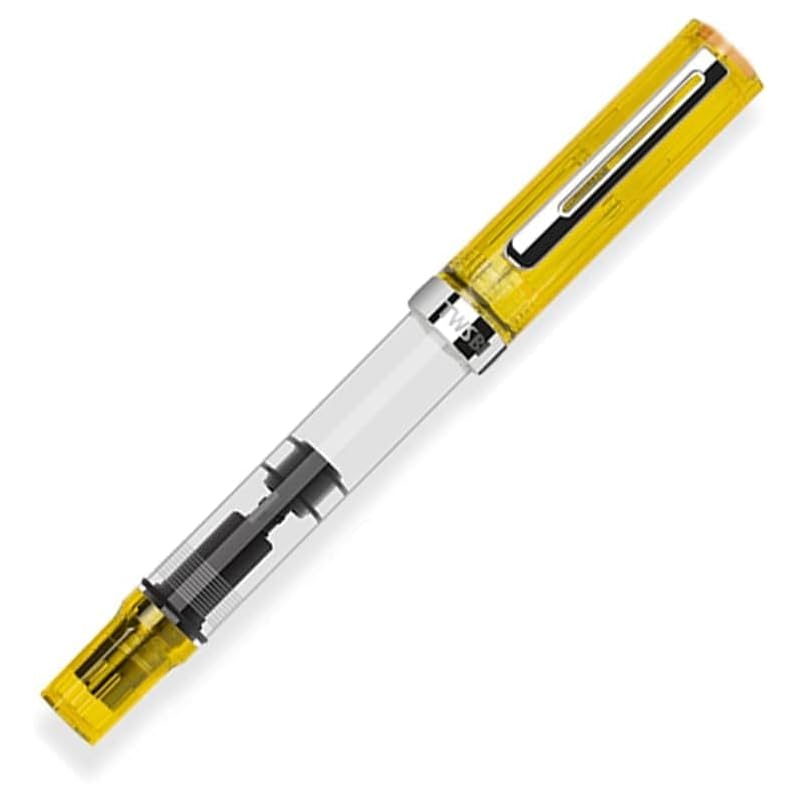 

Twisbee fountain pen eco trans yellow CT Inhalation type bold B TWC11004