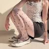 Vintage Korean Polka Dot Sheer Tights Women High Waist Pantyhose Silk Tights Women Slimming Sexy Stockings High Elastic Leggings