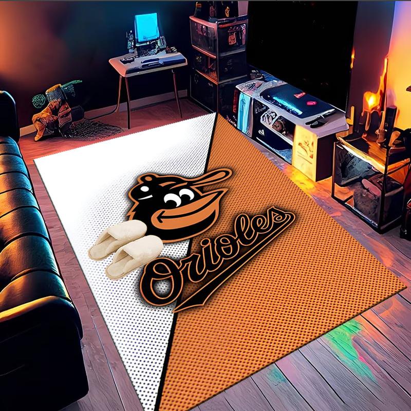 Baltimore Basketball Area Rug Suitable for Indoor And Outdoor,Carpets for Kitchens, Homes, Offices, Living Rooms,Home Decor,Christmas Gift