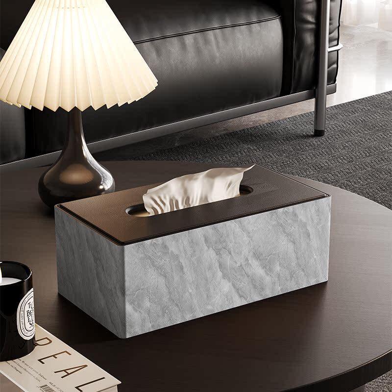 Marble Pattern Tissue Box