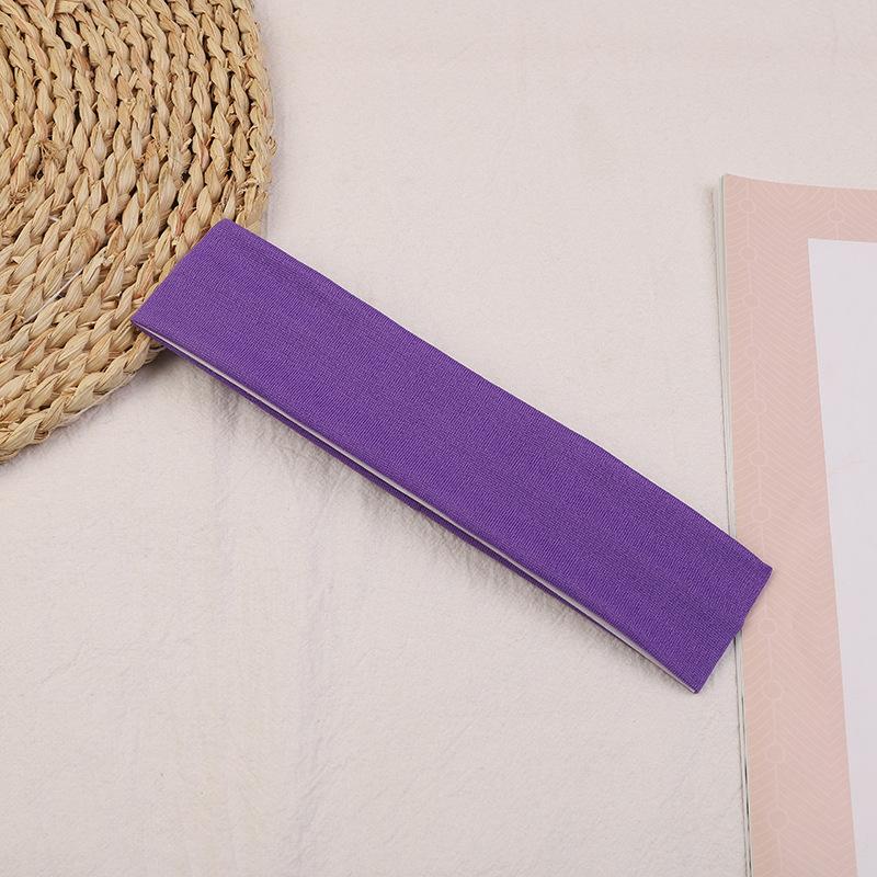 Stretchiga Sport Yoga Hårband Enfärgade Tennis Elastiska Pannband Fitness Yoga Huvudbonader för Kvinnor Håraccessoarer