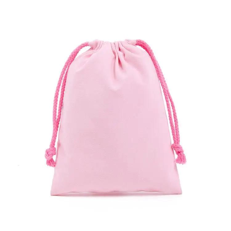Casual Multi-size Drawstring Cotton Bundle Pocket Wedding Christmas Gift Diy Bag Pouch Home Dust Storage Bag