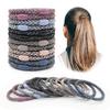 Attache de queue de cheval tresse torsadée faite à la main avec élastique haute élasticité – Accessoires pour cheveux pour femmes
